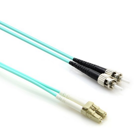 OM4 Multimode Fiber Patch Cable LC-ST Duplex