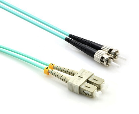 OM4 Multimode Fiber Patch Cable SC-ST Duplex