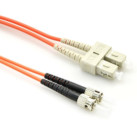 OM2 SC-ST Duplex Multimode Fiber Patch Cable 50/125 LSZH