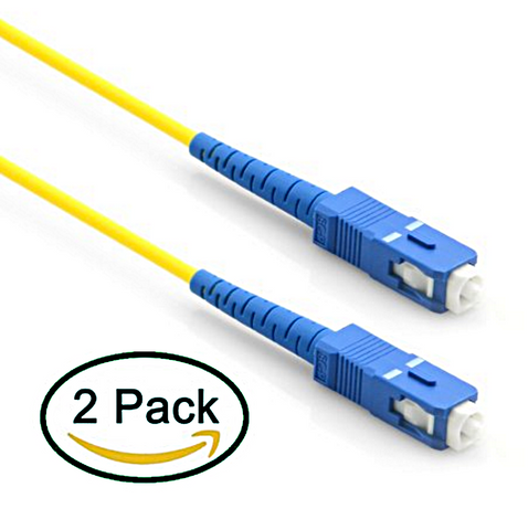 OS2 Single-mode Fiber Patch Cable SC-SC Simplex 2-pack